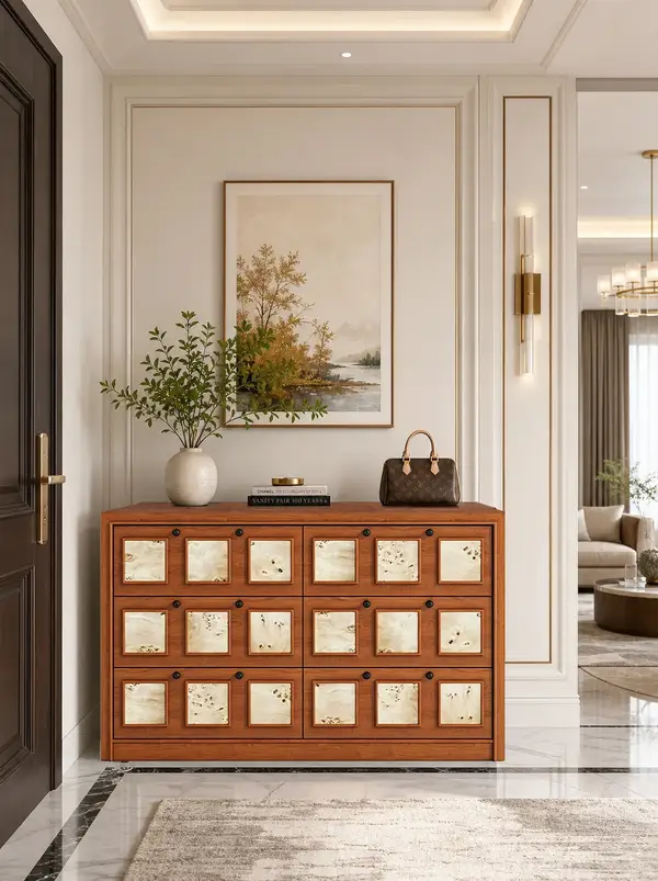French-Inspired Solid Wood Storage Chest of Drawers — product image 3