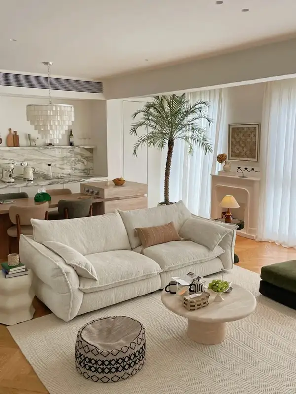 French-Inspired Upholstered Sofa — product image 1