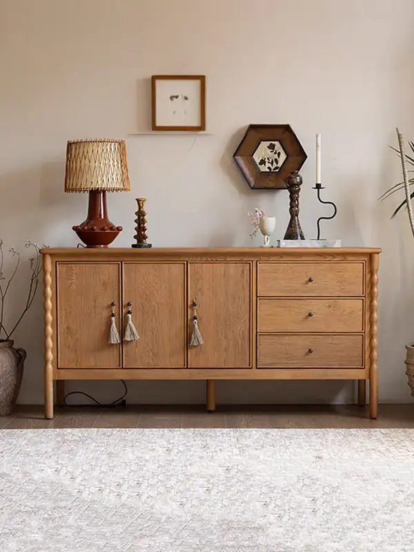 French-Inspired Solid Wood Storage Sideboard — product image 3