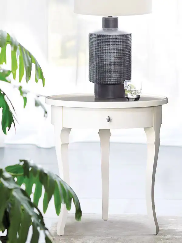 American-Style Solid Wood Round Coffee Table — product image 3