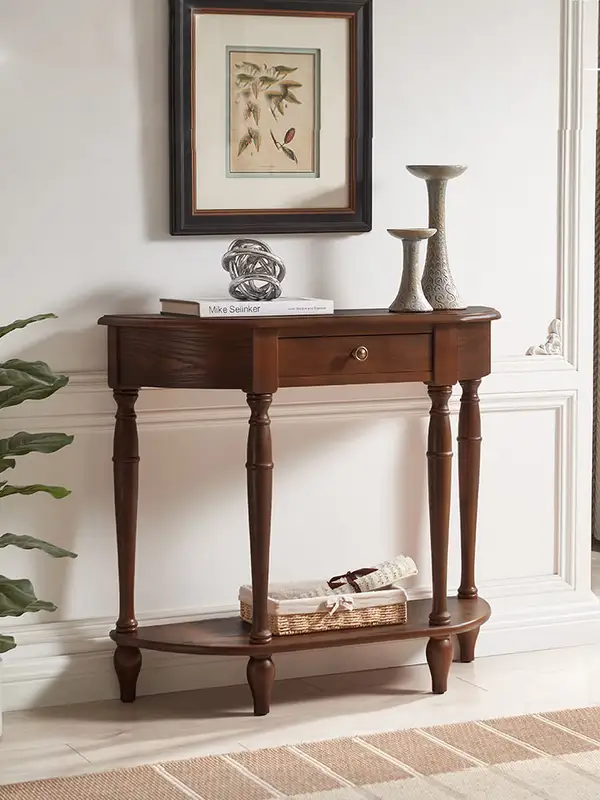 American-Style Solid Wood Console Table — product image 1