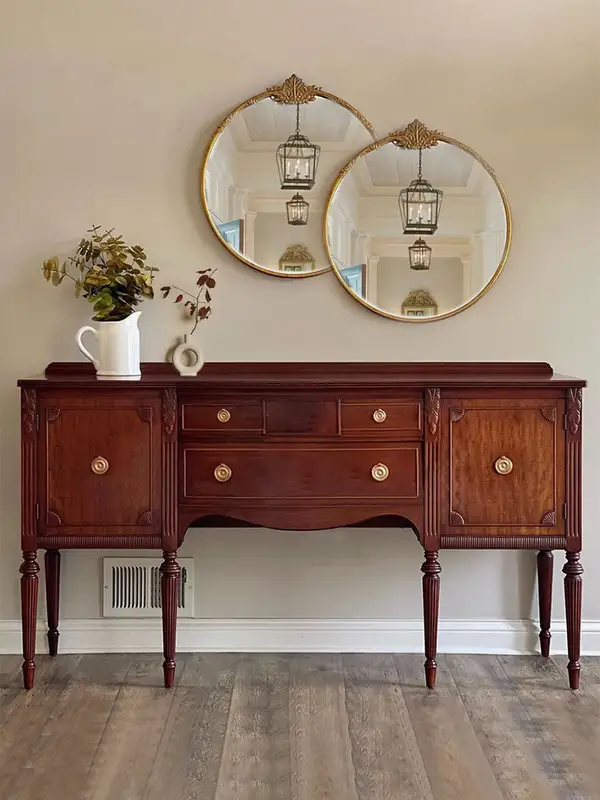 French-Inspired Solid Wood Hallway Cabinet — product image 1