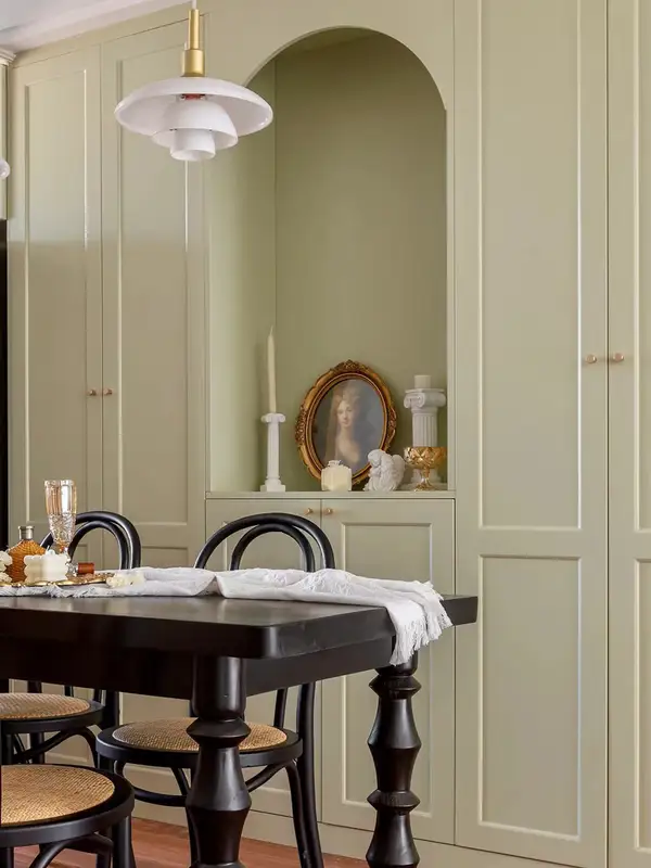 French-Inspired Solid Wood Dining Table — product image 2
