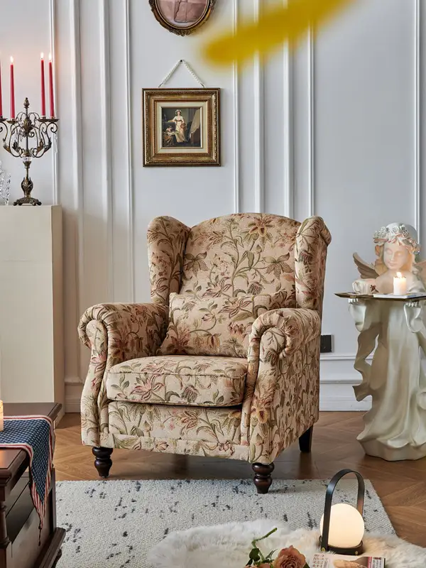 French-Inspired Upholstered Sofa — product image 1