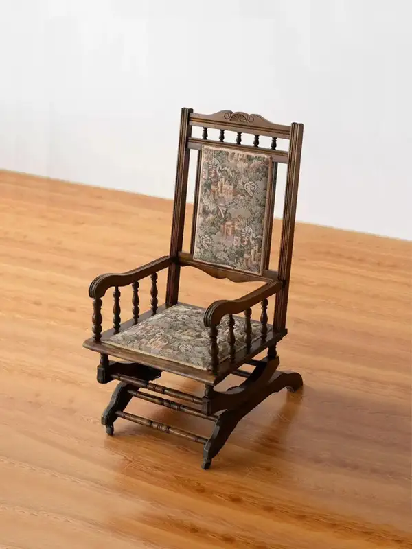 French-Inspired Mixed-Material Lounge Chair — product image 1