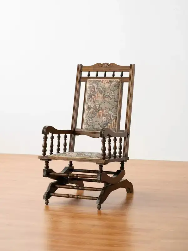 French-Inspired Mixed-Material Lounge Chair — product image 3
