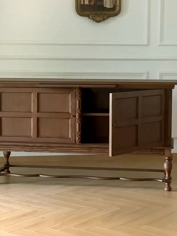 French-Inspired Solid Wood Storage Sideboard — product image 3