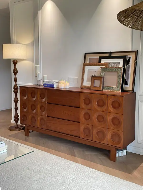 French-Inspired Solid Wood Storage Sideboard — product image 2
