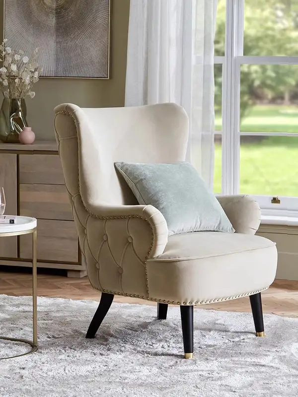 French-Inspired Upholstered Sofa — product image 1