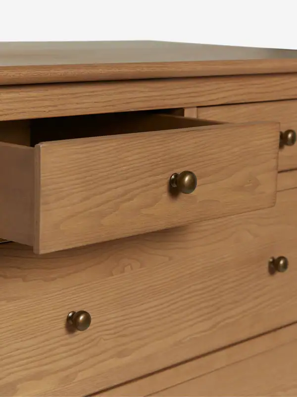 American Country Solid Wood Storage Chest of Drawers — product image 5