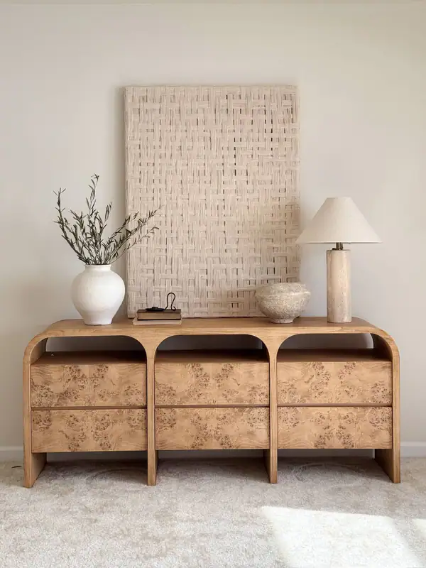 Vintage-Inspired Solid Wood Console Table — product image 1