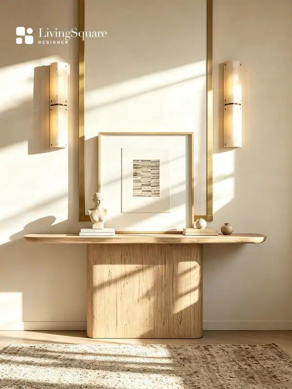 Wabi-Sabi-Inspired Console Table — product image 1