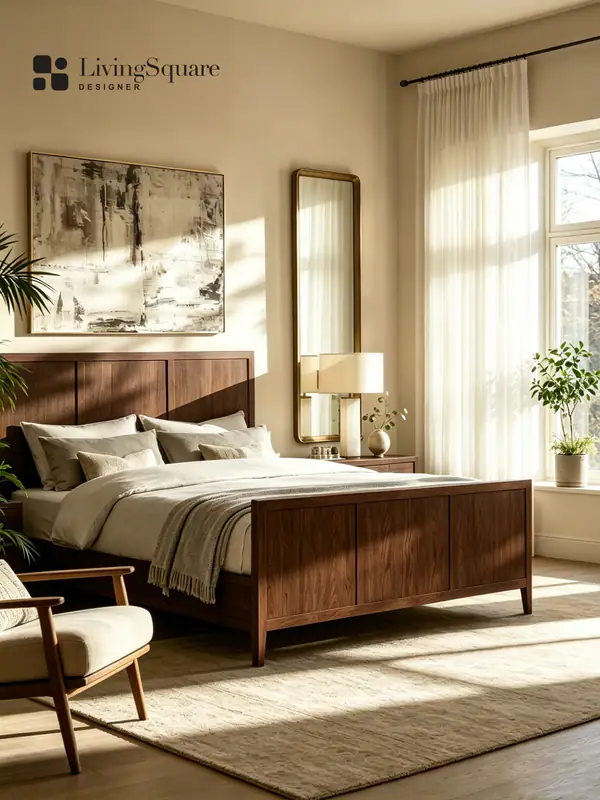 Vintage-Inspired Bed — product image 1