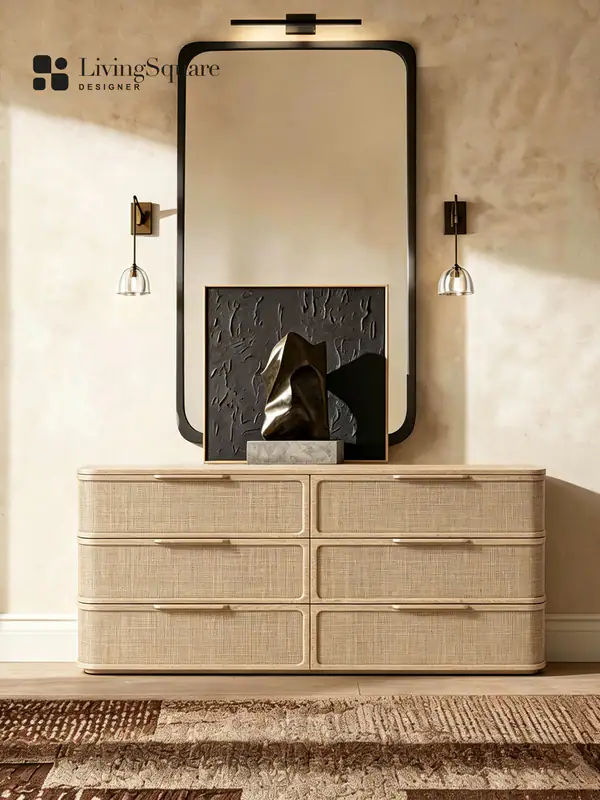 Wabi-Sabi-Inspired Storage Chest of Drawers — product image 1