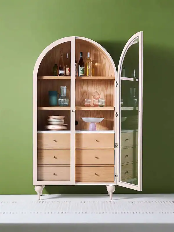 American Country Glass-Door Bookcase — product image 2