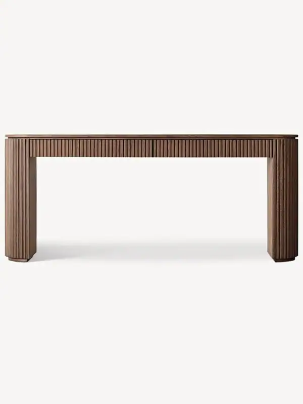 American Country Oak Console Table — product image 3
