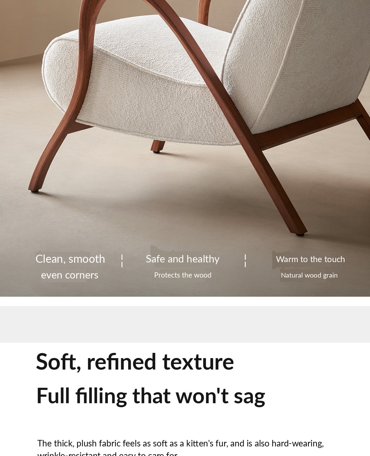 Ella Lounge Chair – Snow White — image 33