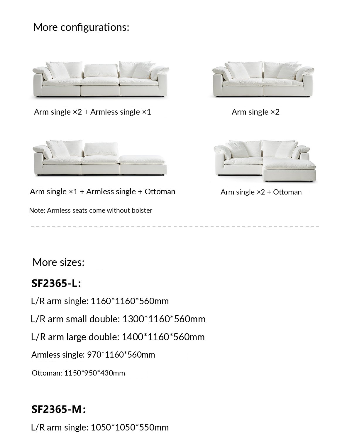 SF2365 Ottoman – Natural White — image 64