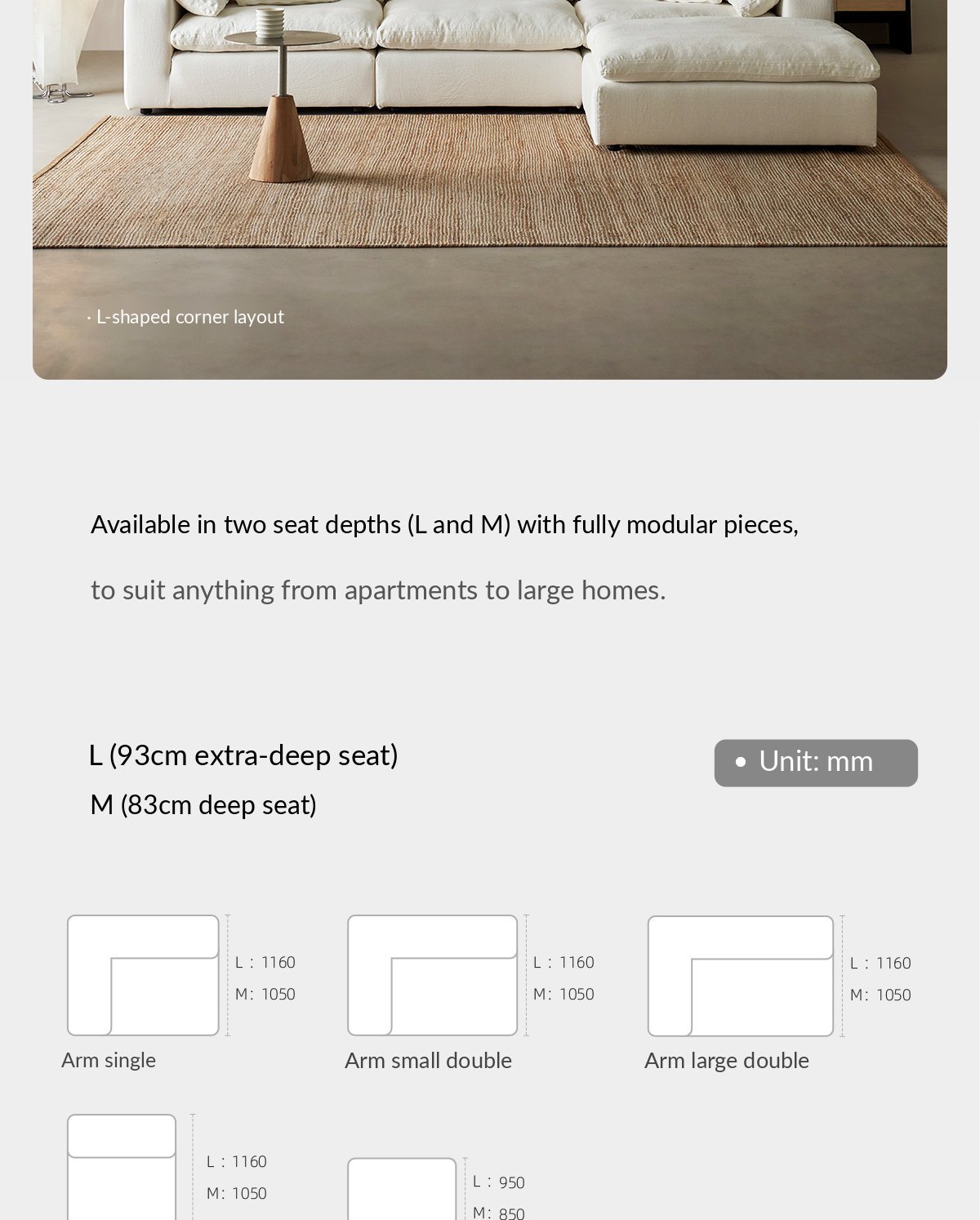SF2365 Ottoman – Natural White — image 51