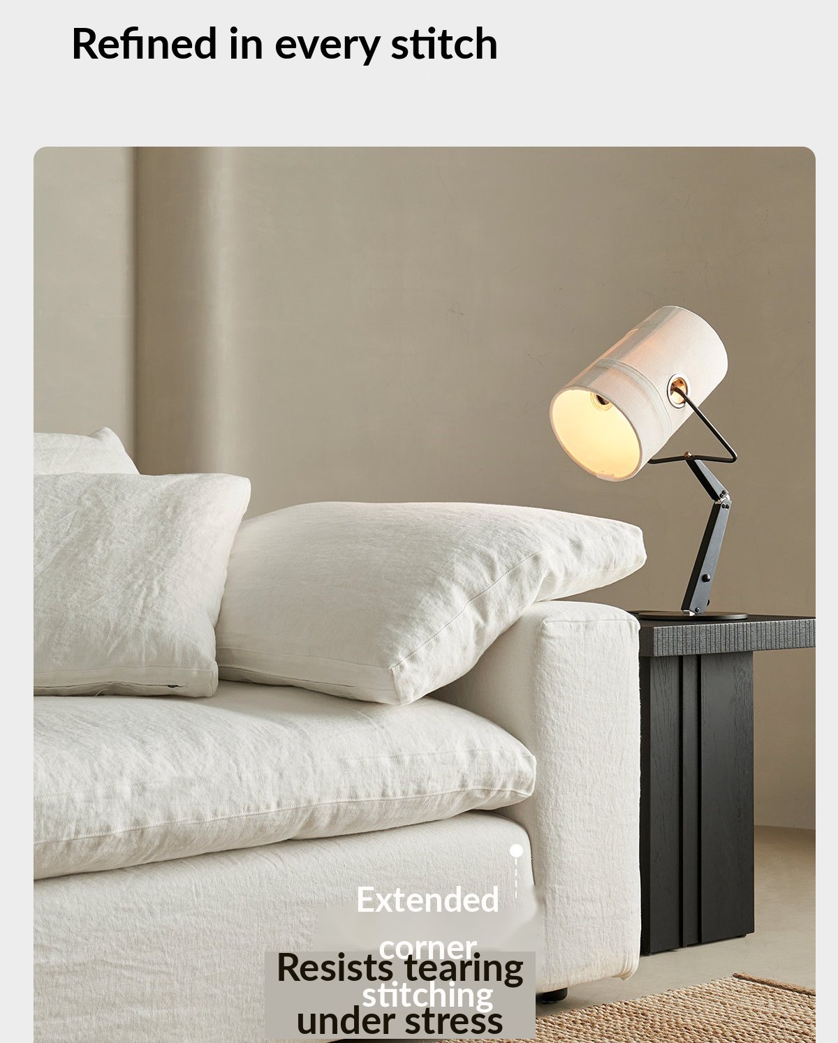 SF2365 Ottoman – Natural White — image 45