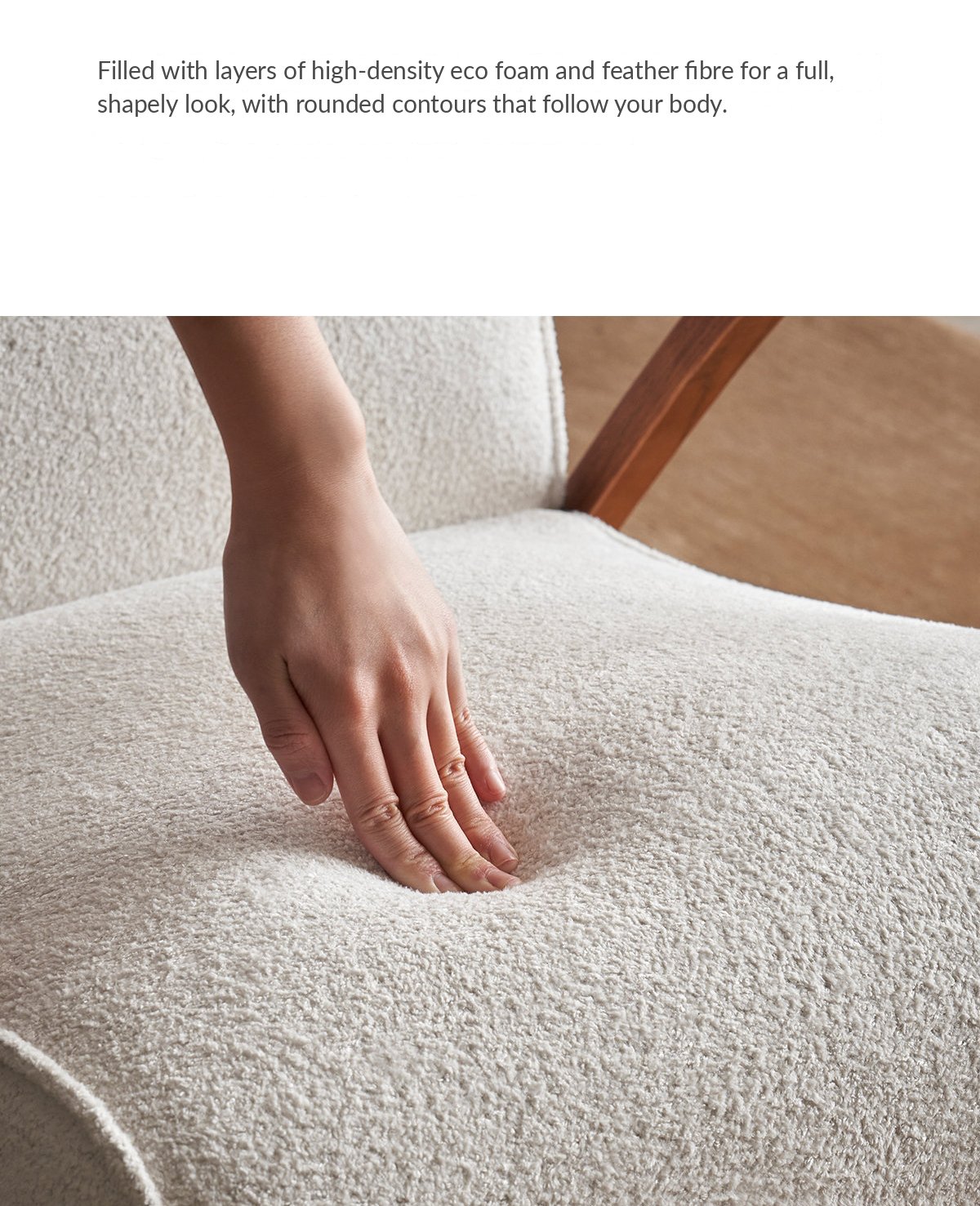 Ella Lounge Chair – Snow White — image 38