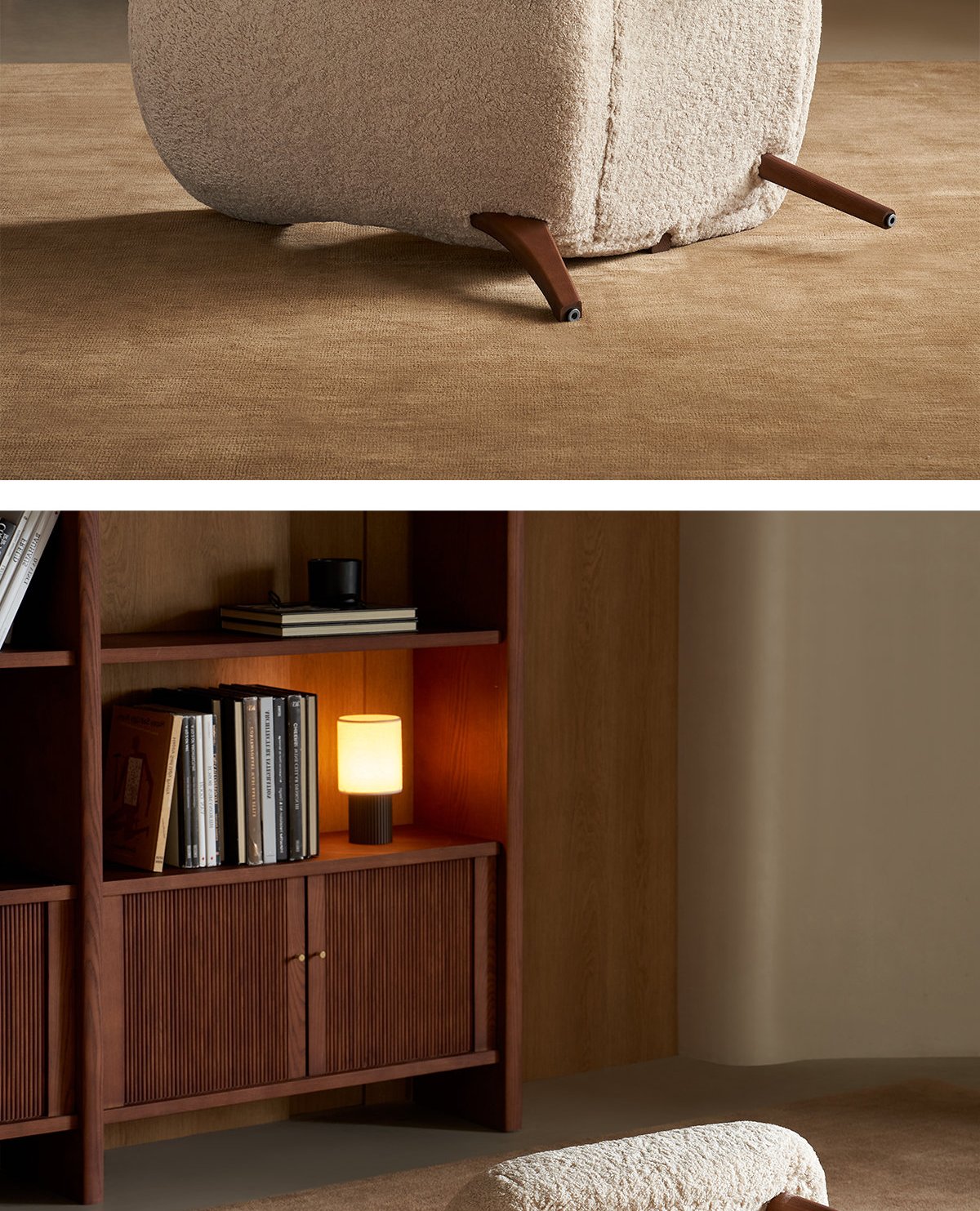 Egret Ottoman – Light Beige Taupe — image 34